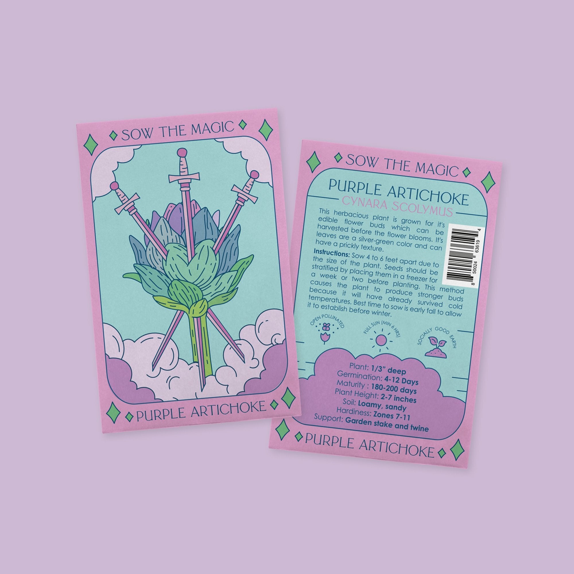 Made Seed Packet Artichoke - Thumbnail 3
