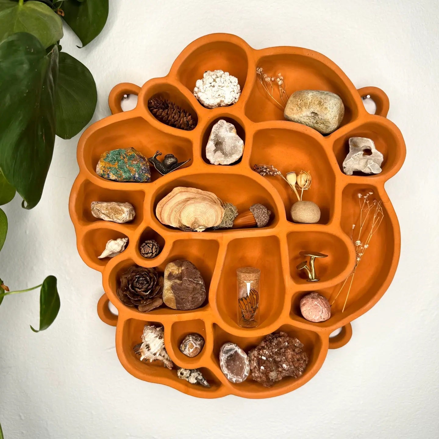 The Minimalist Ceramist Cement Cave Shelf - Thumbnail 2
