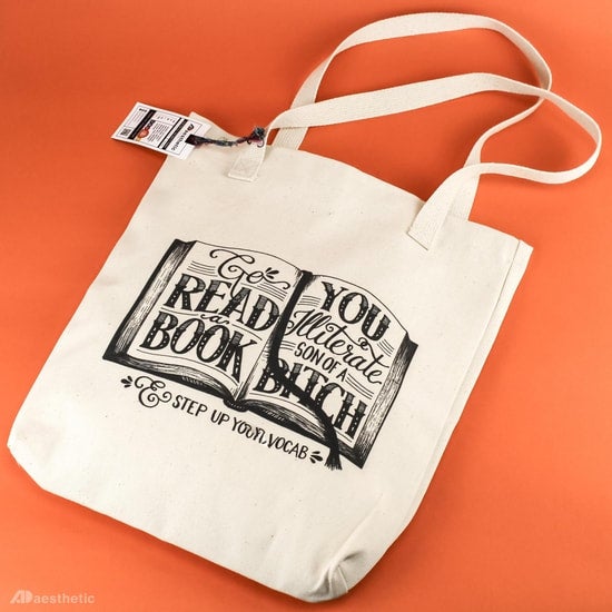 Go Read a Book Tote Bag – AD Aesthetic
