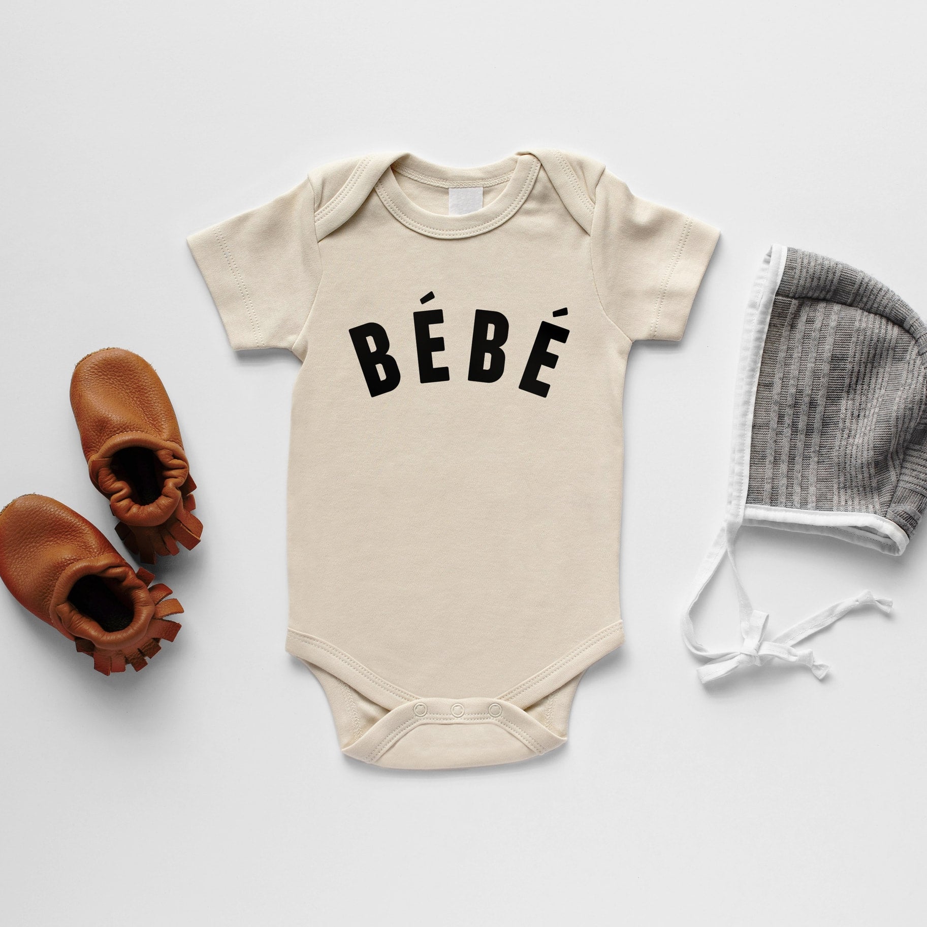 Cream colored baby onesie hot sale