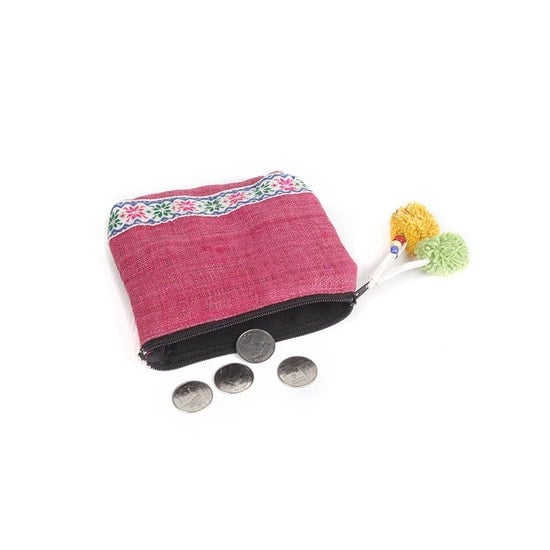 Hemp Coin Purse, Eco-friendly Wallet, Colorful Coin Pouch, Handmade Purse,  Sustainable Accessories - Etsy