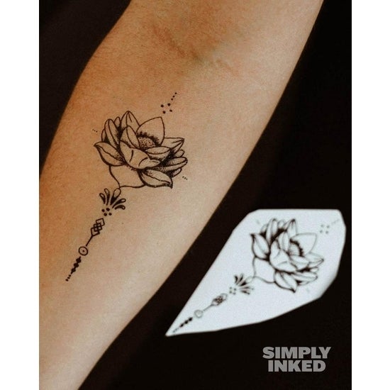 Simple Butterfly Outline Temporary Tattoo Butterfly Tattoo Minimalist  Butterfly Tattoo Waterproof Removable Fake Tattoo Gift for Women - Etsy
