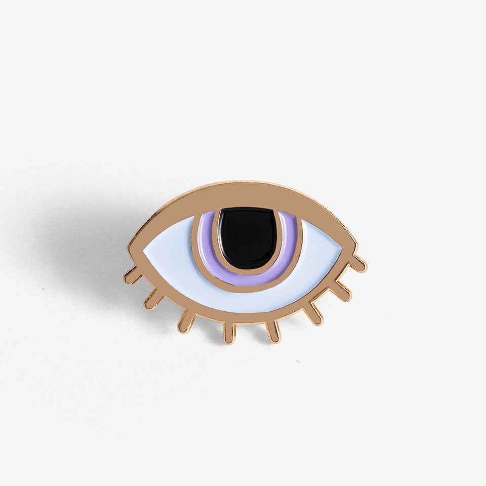 Eyeball Enamel Pin by The Good Twin Made Modern Handmade