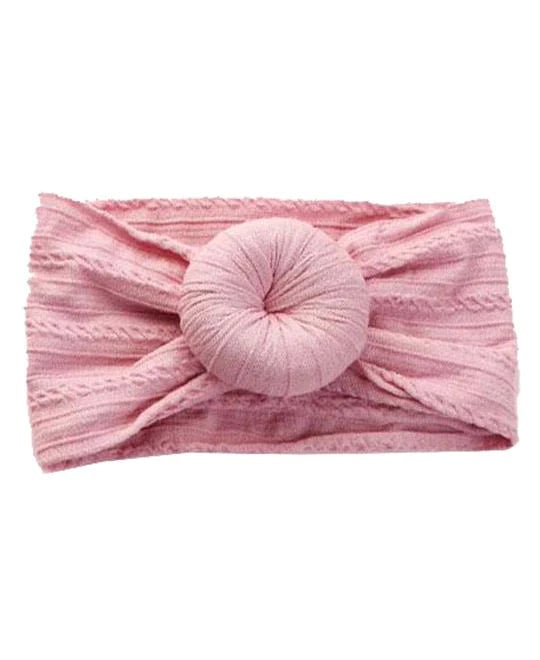 Rose Pink Baby Bun Headband by Emerson and Friends Made Modern