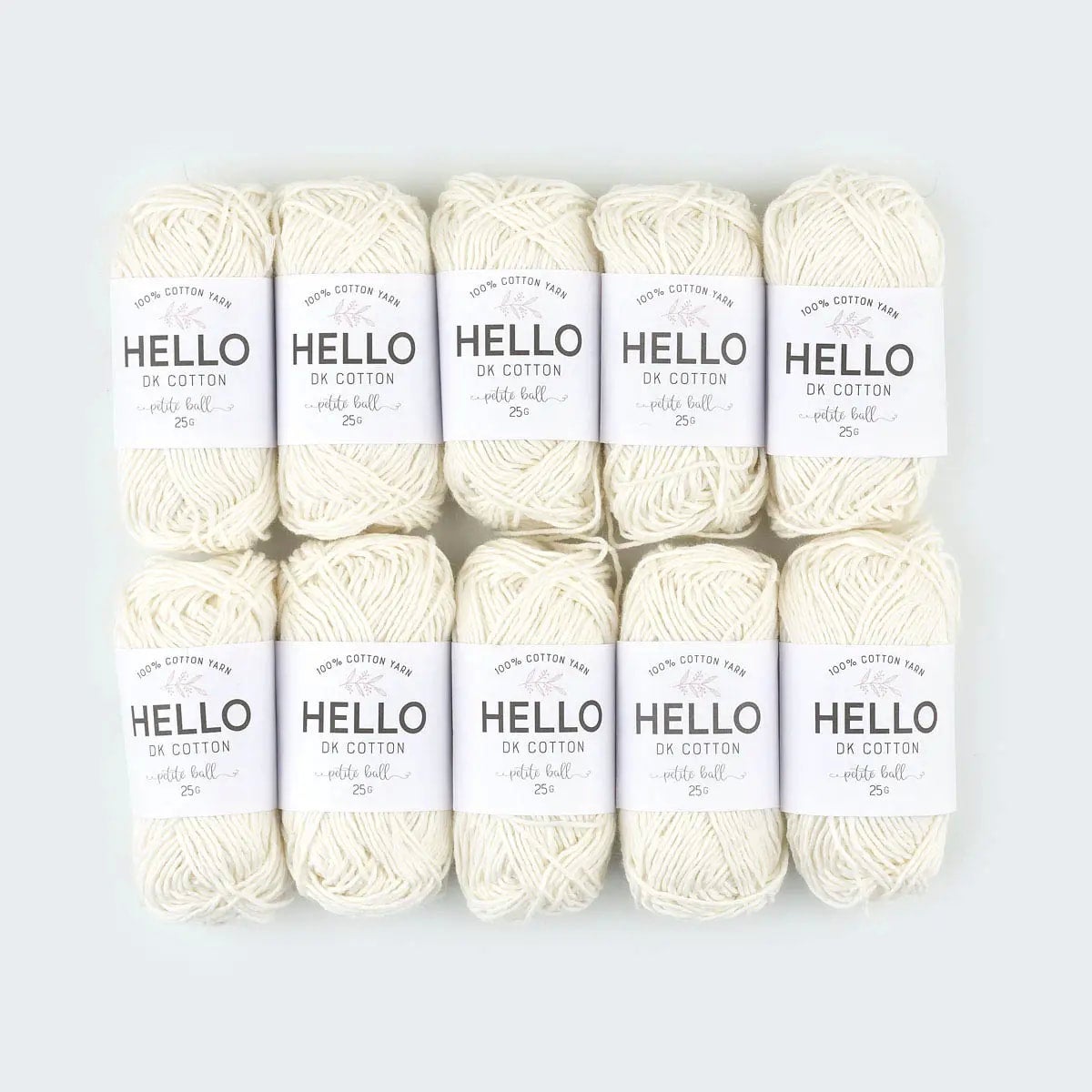 HELLO 100% Cotton 25g Amigurumi Yarn by Creative World