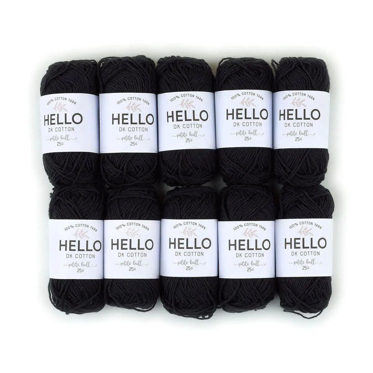 25g Black DK Yarn for Knitting & Crochet