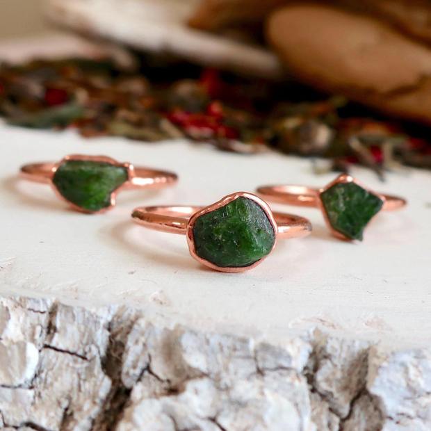 Copper emerald ring 2025