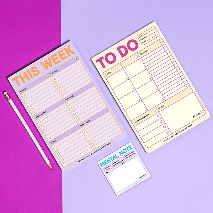 To Do Notes Pastel Edition Notepad from Knock Knock